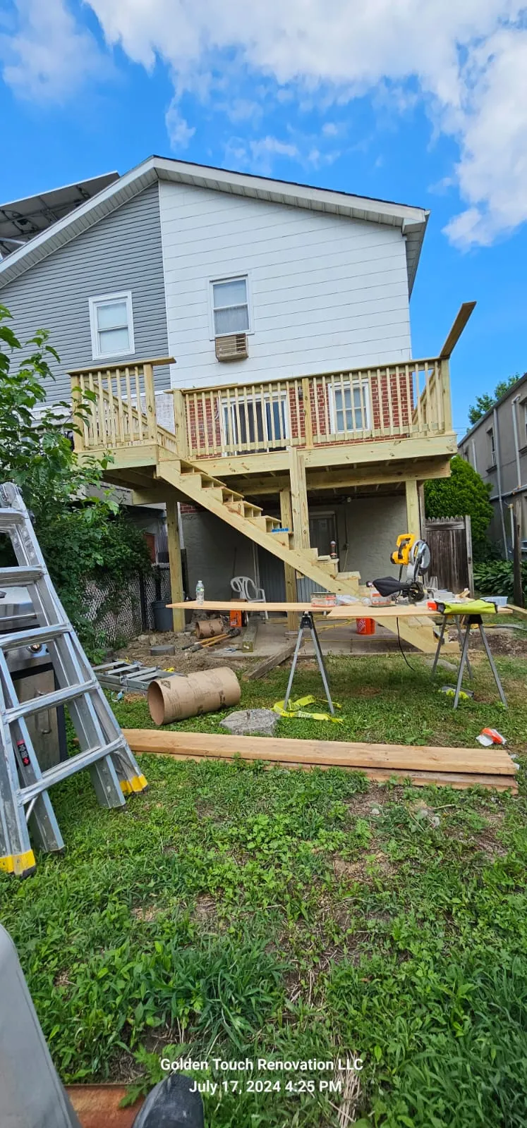 Deck installation service completed in Bronx NY