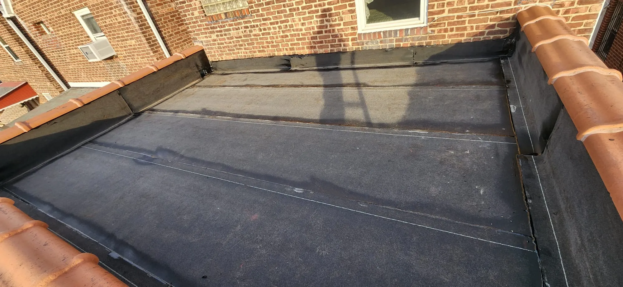 Flat roof installation project in Bronx NY