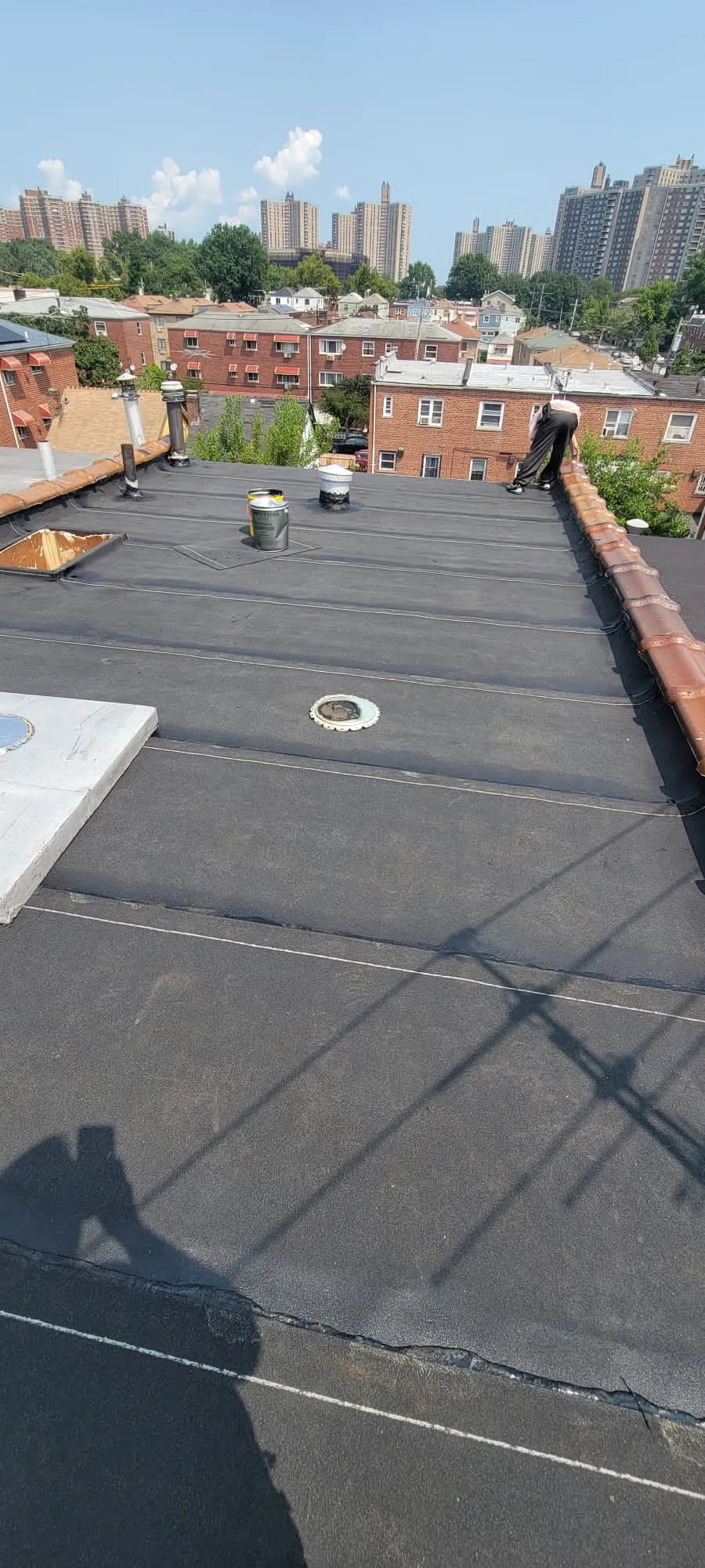 Professional flat roof installation service