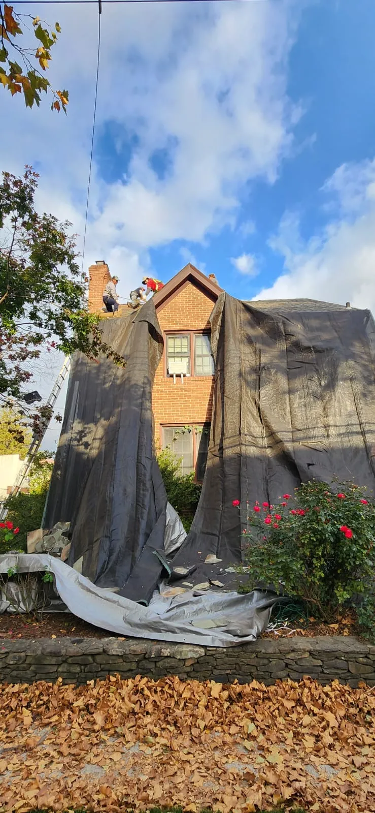 Roof repair preparation before material application